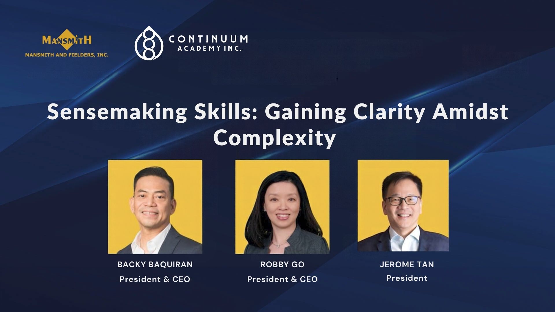 Sensemaking Skills: Gaining Clarity Amidst Complexity