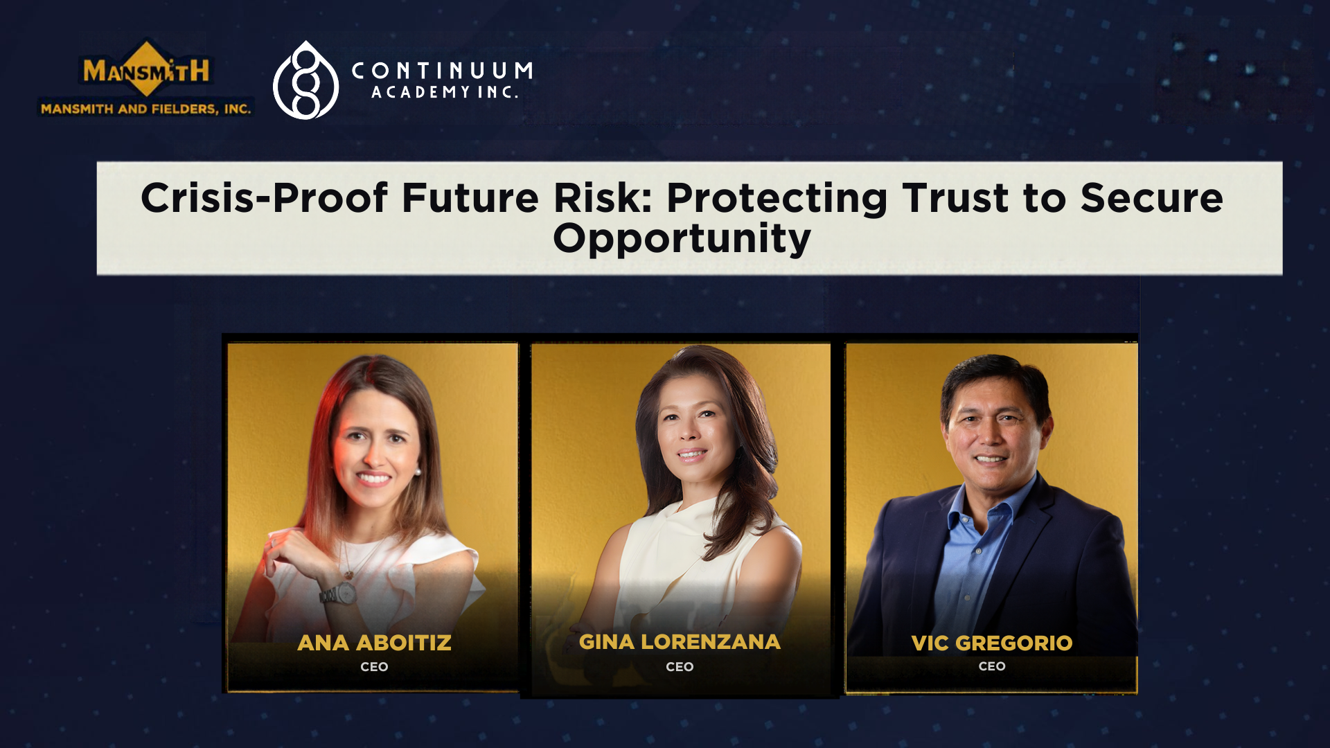 Crisis-Proof Future Risk: Protecting Trust to Secure Opportunity